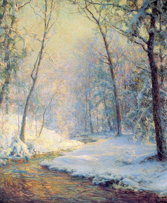 Palmer, Walter Launt The Early Snow Sweden oil painting art